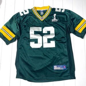 Packers Clay Matthews #52 Super Bowl XLV Stitched Jersey Reebok 52